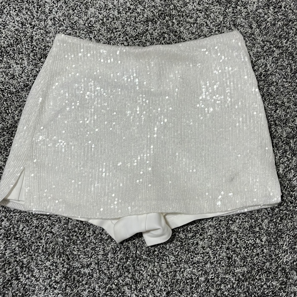 express mini sequin skort